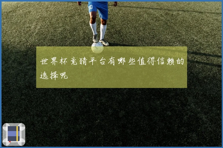 世界杯竞猜平台有哪些值得信赖的选择呢