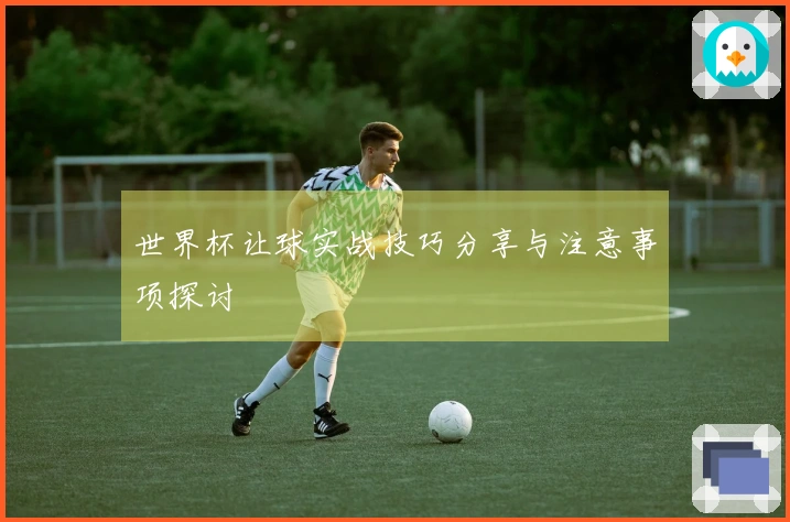 世界杯让球实战技巧分享与注意事项探讨